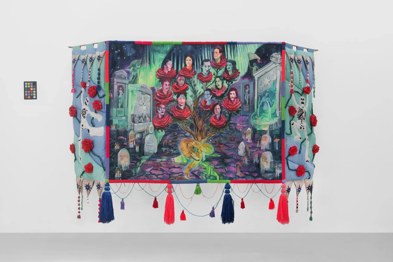 Venado de dos cabezas, obra de Marcela Cantuária