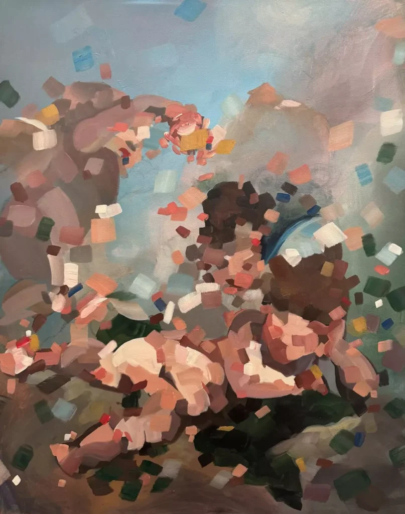 Obra de claudia Alonso-Allende Sueno-100-x-80-cm.-Tecnica-mixta-sobre-lienzo-2024