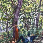 Obra de Víctor López-Rúa siesta-de-verano-oleo-sobre-lienzo-55-x-38-cm-2024
