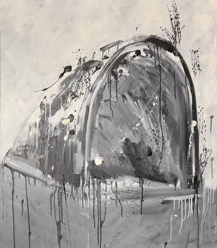 Obra de la artista Verónica Domingo Fosferito - óleo sobre lienzo - 120 x 100 cm. 2024