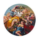 Diosa-Flora-110-cm.-Mixta-sobre-lienzo-2025