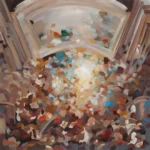 Arquitectura-del-sueno-100-x-100-cm.-Mixta-sobre-lienzo-2025