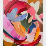 Obra de Peter Smyth Physic Nut / Jatropha Acrílico sobre lienzo 100 x 80 cm.