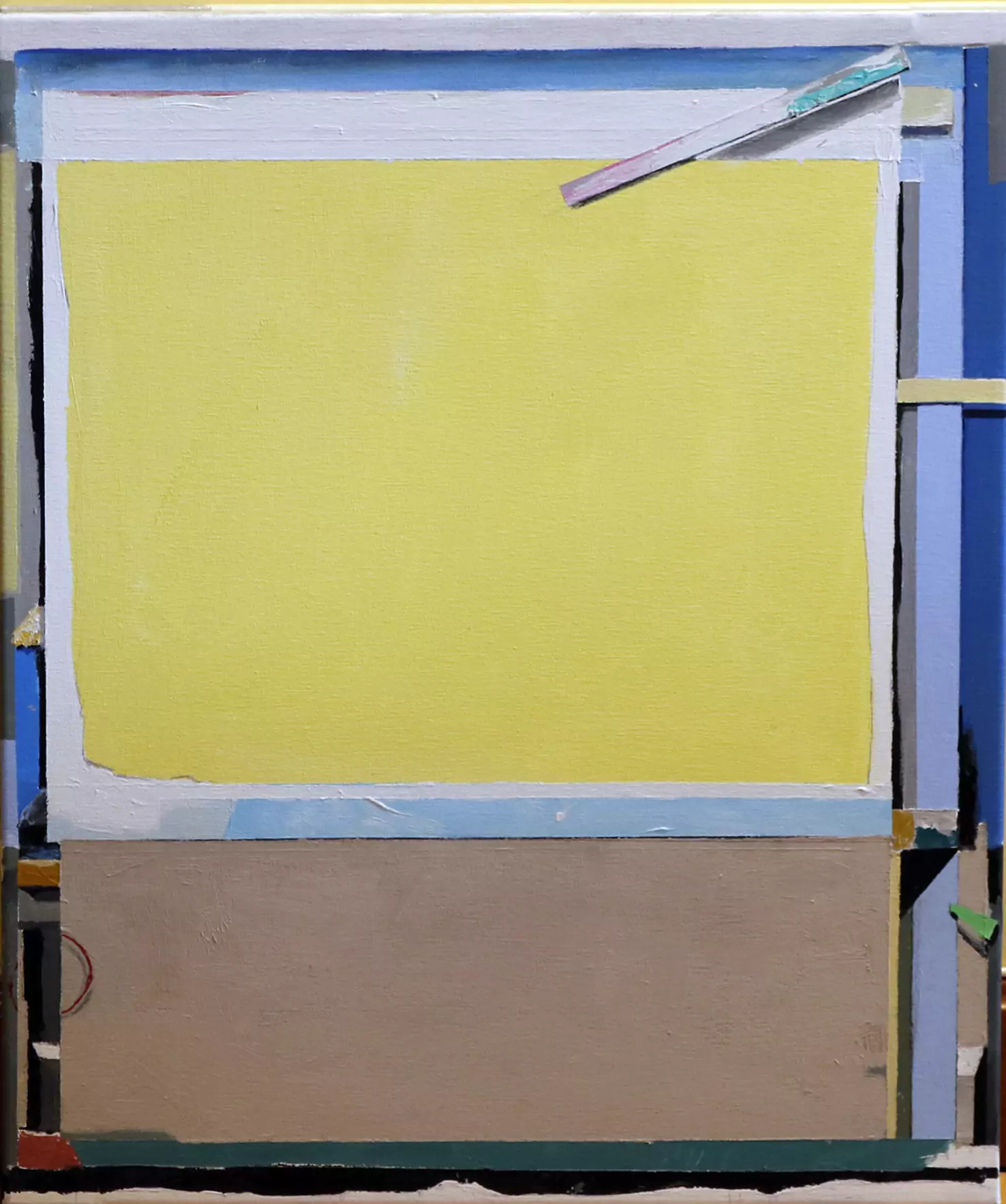 Des-habitados Acrílico sobre lienzo 55 x 46 cm.