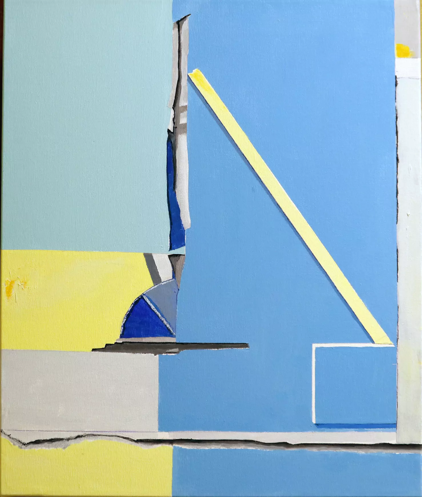 Des-habitados Acrílico sobre lienzo 55 x 46 cm.