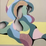 Javier tercero efimero-paraiso-ix-130-x-97-cm-acrilico-y-aerosol-sobre-lienzo-2025