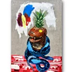 Marcos Temoche Enculebrao-Tecnica-mixta-y-collage-sobre-lienzo-60-x-40-cm.-2025