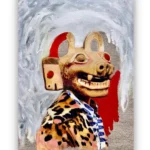 Marcos Temoche Retratos-de-la-diaspora-2-Acrilico-y-collage-sobre-lienzo-35-x-25-cm.-2025