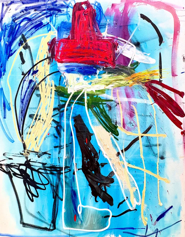 No country for old men 152 x 122 cm.  Técnica mixta sobre lienzo