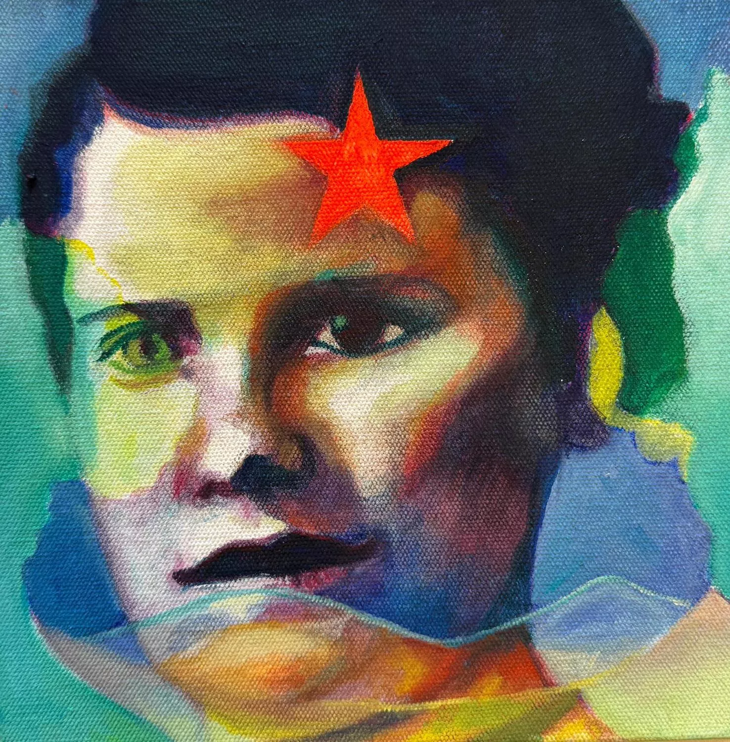 Pilar Bueno Ibáñez Óleo sobre lienzo 20 x 20 cm.