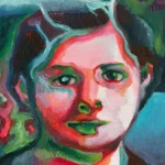 Marcela Cantuaria Virtudes González García Óleo sobre lienzo 20 x 20 cm.