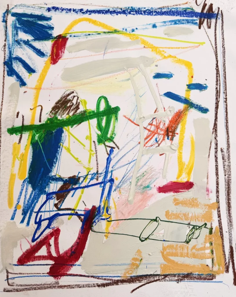 DinaRoudman_Speeding_76x61cm_mixtasobrepapel_2026.
