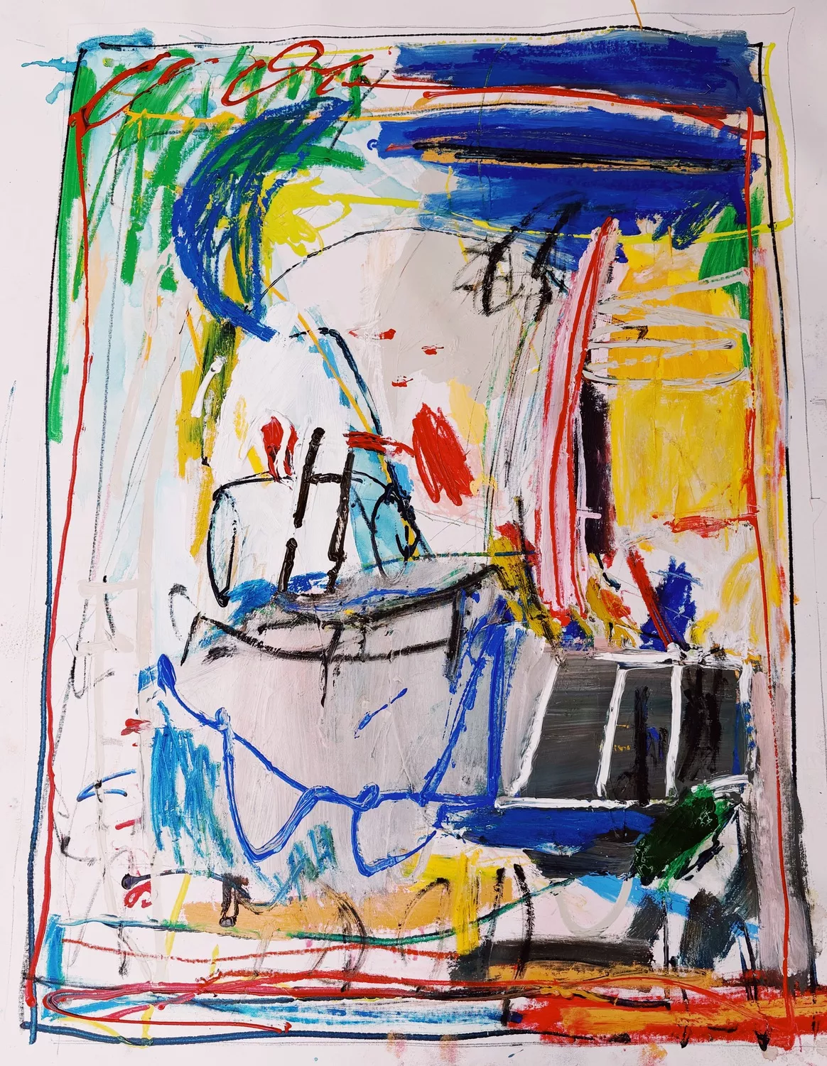 Sweet Escape 122 x 91.5 cm. Técnica mixta sobre lienzo
