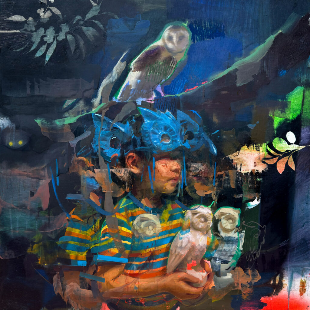 Joseluiscena_persistanceofthenaturalgaze_80x80cm_oleosobrelino_2026