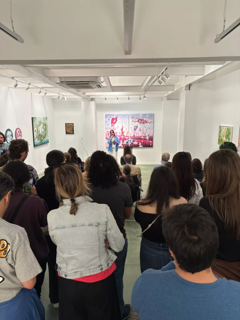 Recital de poesía en marquesa gallery. Función social de la galería