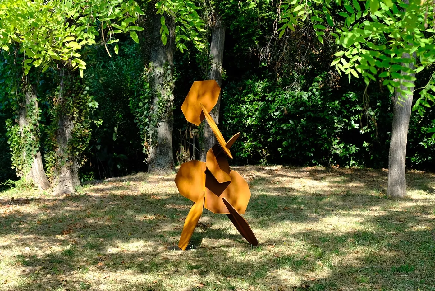 FacetFormation 180 Corten 180 x 67 x 100 cm.